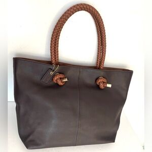 Clarks brown leather bag